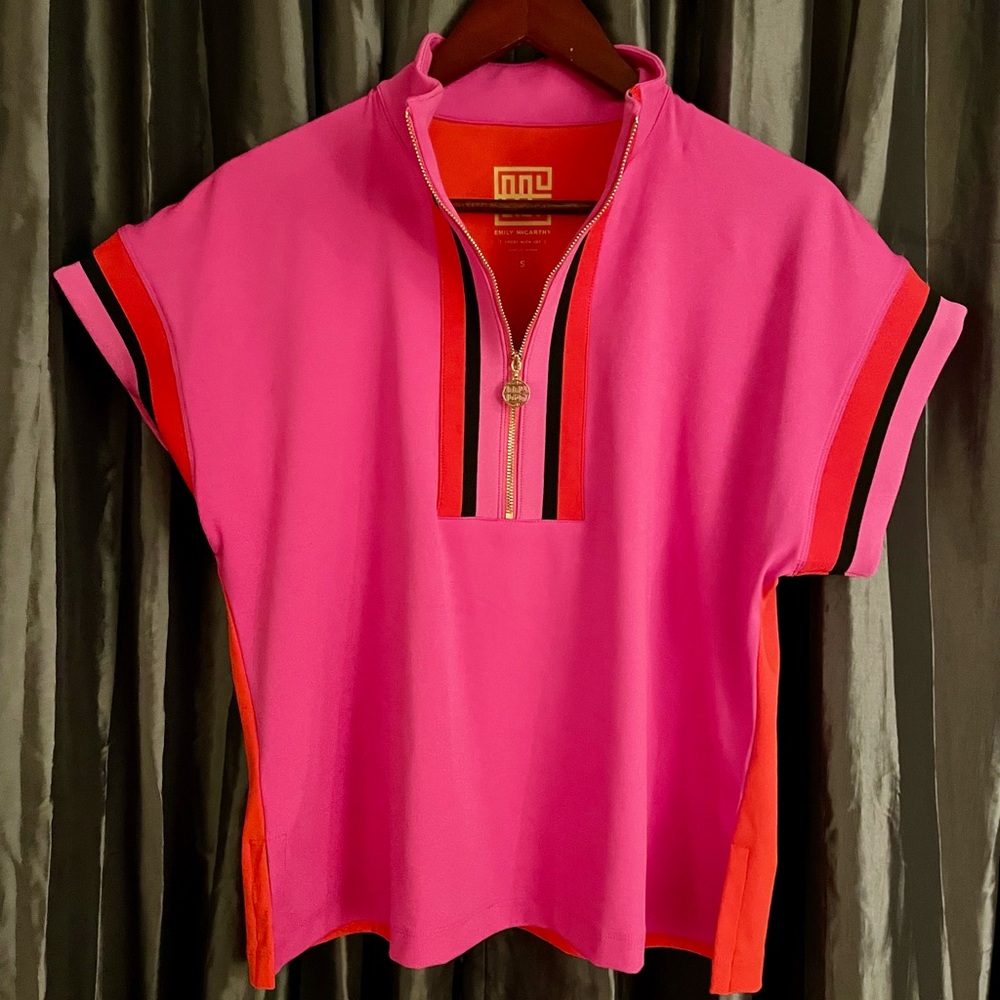 Emily McCarthy Poppy with Zipper and Stripes size small